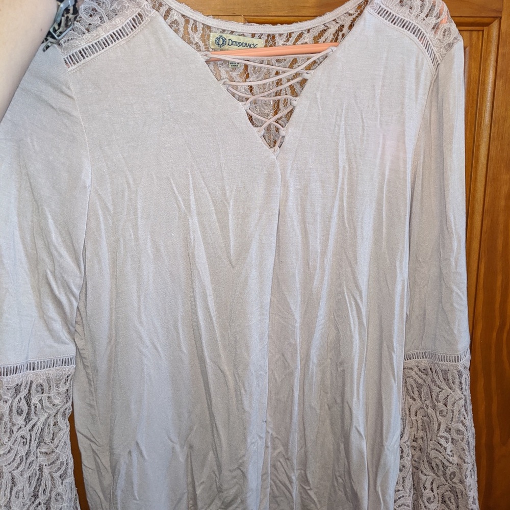 Light pink top